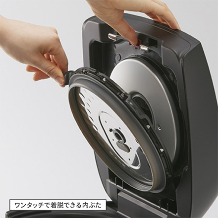 タイガー 圧力IHジャー炊飯器 5.5合炊き グロスブラック JPV-M100KG