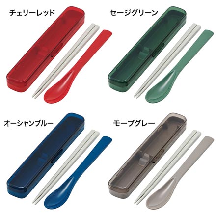 スケーター カトラリーセット 音の鳴らないコンビセット チェリーレッド