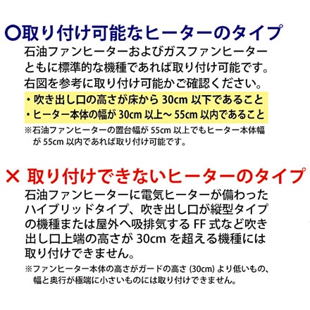 ファンヒーターガード コンパクト ストーブガード 暖房ガード