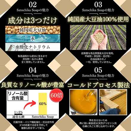Satochika Soap 大豆 2個セット SS-D2 FUSION