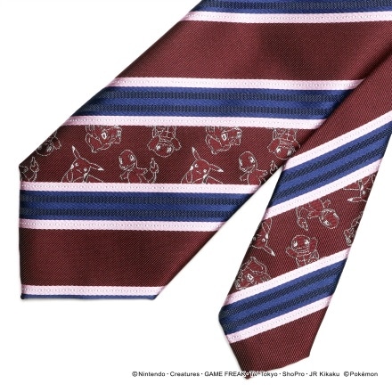 Pocket Monsters ポケモン ストライプ柄 ネクタイ ネイビー系 他色あり ファッション 永久不滅ポイント Ucポイント交換の Storee Saison ストーリー セゾン
