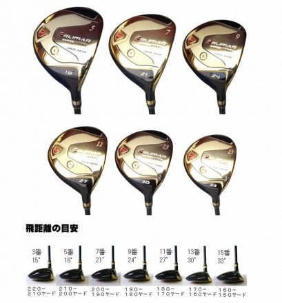 オリマー ゴルフ ORM-707F 15番ウッドまで揃ってる フェアウェイウッド オリジナルカーボンシャフト ORLIMAR ORM707 #3 15度 R