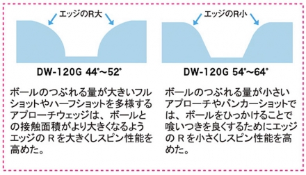キャスコ ゴルフ DW-120G ドルフィン ウェッジ Dolphin DP-201 カーボンシャフト 44度
