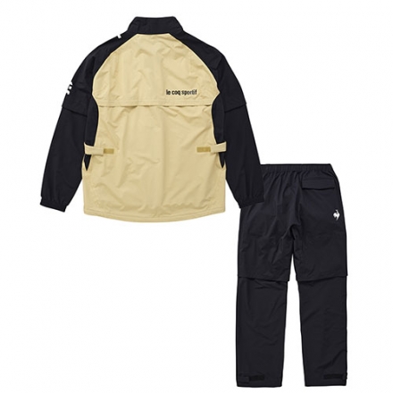 ルコック ゴルフ QGMXJH00W ストレッチフォーサー レインウエア 上下セット カッパ 雨対策 ネイビー(NV00)/M