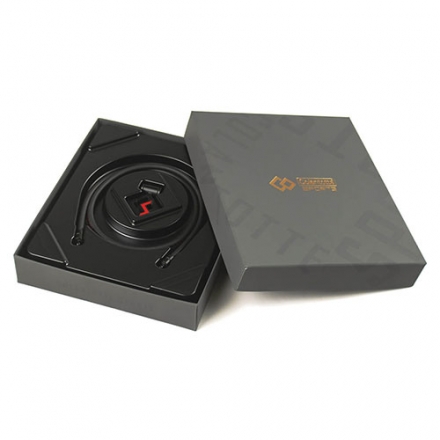 コラントッテ SPORTS PRO マグチタン 磁気 ネックレス ブラックチタン×レッド M