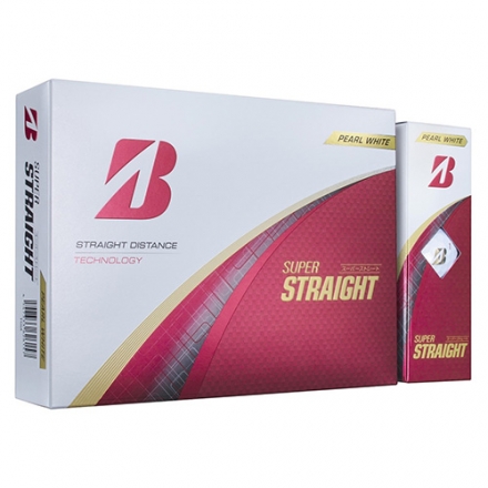 ブリヂストン SUPER STRAIGHT ゴルフボール 1ダース/12球 イエロー