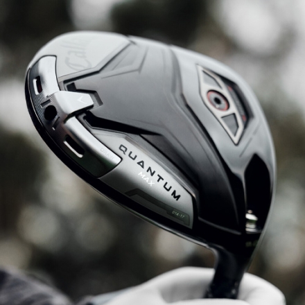 レフティー/左用/USモデルキャロウェイ クアンタム マックス ドライバー DENALI FROST SILVER 50 カーボンシャフト 9.0度/S