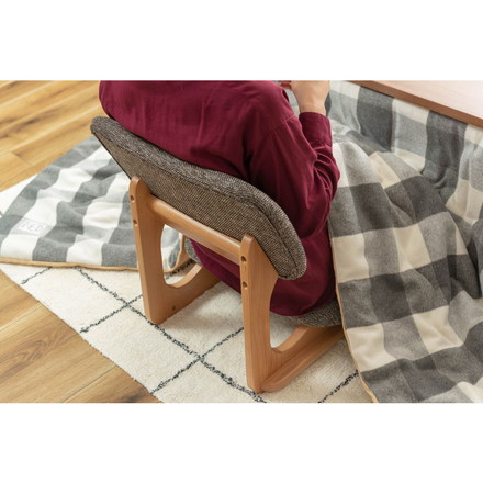 フロアチェア 座椅子 天然木 木製 和風 和室 ローチェア こたつ チェア イス 椅子 シンプル