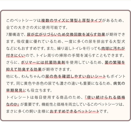 ペットシーツ 薄型 ホワイト 大容量 超吸収 抗菌 消臭 愛玩動物介護士監修 ワイド