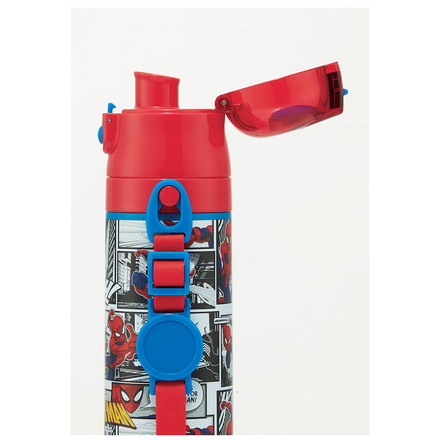 スパイダーマン25 水筒 キッズ 直飲み ワンタッチ ステンレス 保冷 キャラクター 2WAY スパイダーマン25 スケーター Skater SKDC4 キャラクター 可愛い かわいい