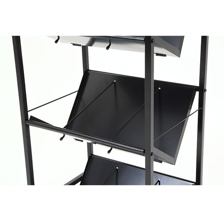 ファイルラック 3段 キャスター付き ファイルワゴン 本棚 オープンラック デスクワゴン 収納ワゴン 収納棚 リビング