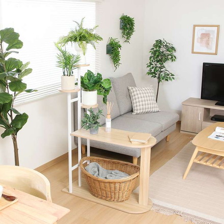 ディスプレイサイドテーブル W84 WH