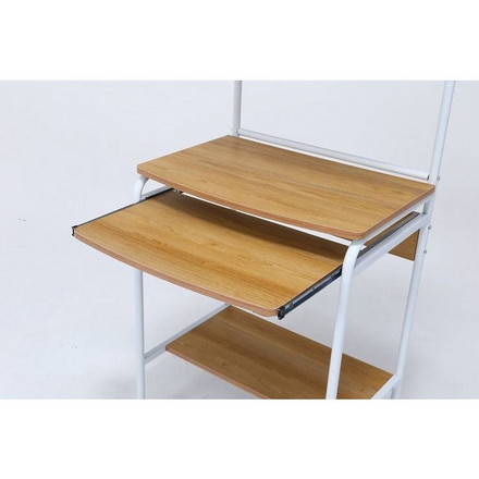 机 PCデスク シンプル ナチュラル 幅60cm 奥行48cm 高さ122cm