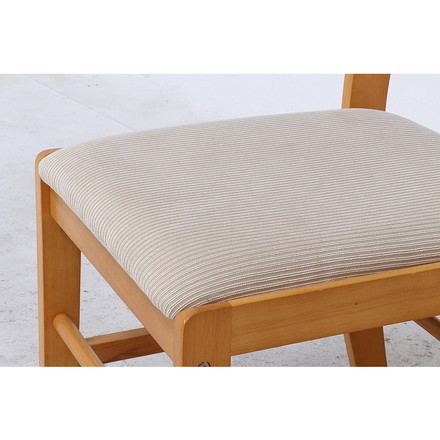 ダイニングチェア W410×D486×H790mm 430mm 天然木(ラバーウッド) ナチュラル