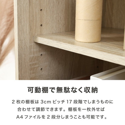 鍵付き収納ボックス 鍵付き 扉収納 可動棚 連結 本棚 シェルフ 収納家具 デスク ベッドサイド リビング ワンルーム オーク