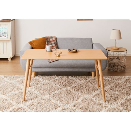 折りたたみ ソファテーブル 高さ60cm 110×50cm 棚なし 棚付き ローテーブル 北欧 シンプル ナチュラル センターテーブル ナチュラル 棚なし