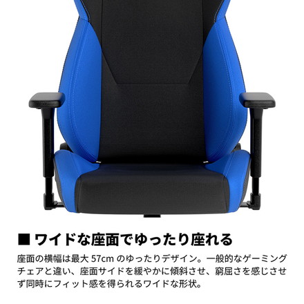 ゲーミングチェア Nitro Concepts S300 PRO BLUE ブルー アーキサイト