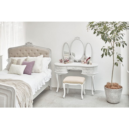 ドレッサー デスク テーブル 化粧台 萩原 RD-1367AW 【smtb-f】