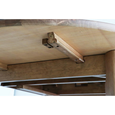 ダイニングテーブル 伸長式 幅90(120)cm 丸テーブル ラウンドテーブル 楕円形 木製 変形