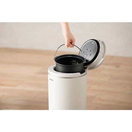 スチーム式加湿器 600ml AHM-MHU60A-W ホワイトアイリスオーヤマ