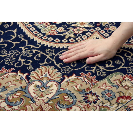 トルコ製 ウィルトン織り カーペット 『ベルミラ RUG』 ワイン 160x230cm