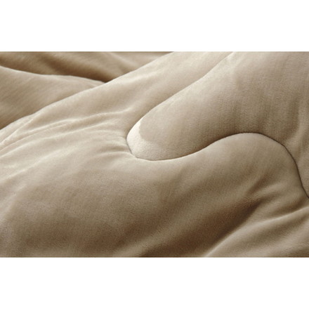 フランネル 無地 こたつ厚掛け布団単品 『フランIT』 ベージュ 205×205cm