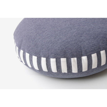 クッション 低反発 無地 円形 セアテ エルマー ブラウン 約40cm丸