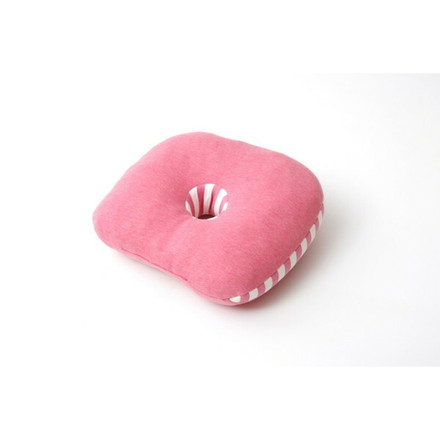 クッション 低反発 快適フィット マイクロファイバー 無地 エルマー ネイビー 約40×37cm