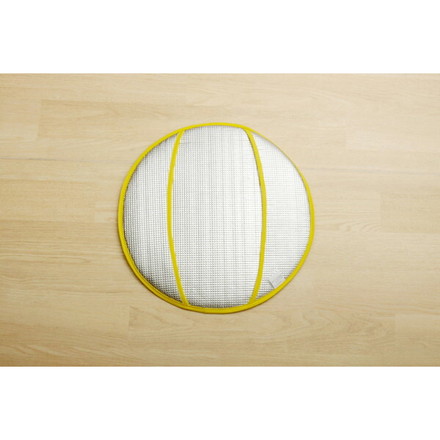 ハンドルカバー クッション 北欧 ミルカ ハンドルカバー ブルー 約43cm丸