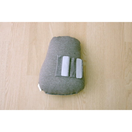 車用クッション カークッション クッション 枕 まくら マクラ フクロウ ルース シートベルト枕 ネイビー