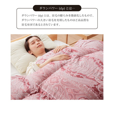 日本製 羽毛布団 キング ロイヤルゴールドラベル ポーランド産ホワイトグースダウン93% 400dp 充填量2kg