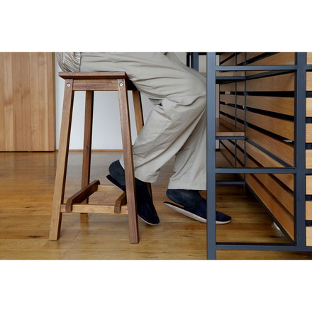 Jardin Stool S ジャルダン スツール ベンチ MHO-450ST 天然木 マホガニー マホガニースツール ヴィンテージ