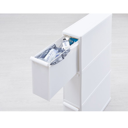 ライクイット (like-it) ダスト 分別引出し ステーション ボトル 2段 約25.5×46.5×71.7cm