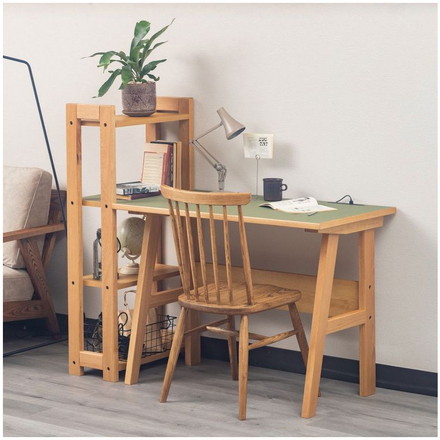 55シェルフ リノ ピスタチオグリーン ラック 書棚 ブックシェルフ 本棚 オープンラック 教科書 収納棚 勉強机