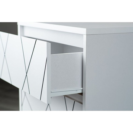 59チェスト カトレア WH タンス チェスト 洋服 収納 洋服タンス リビングチェスト たんす