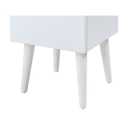 WHITE LIV 幅30 奥行30 高さ80.5 キャビネット ホワイト フレンチシャビー 電話台 ルーター収納