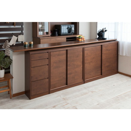 チェスト 幅40 4段 ダークブラウン ハイチェスト モダン 北欧 引出し 引き出し スライドレール