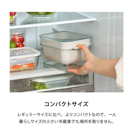 オークス レイエ ぬかどこボックス ミニ ぬか床500g用 水抜きスリット穴付き ぬか漬け容器 専用しゃもじ付き 漬け物 漬物 保存容器 ぬか床ボックス ぬか漬けボックス ぬか漬けポット LES3251 AUX leye