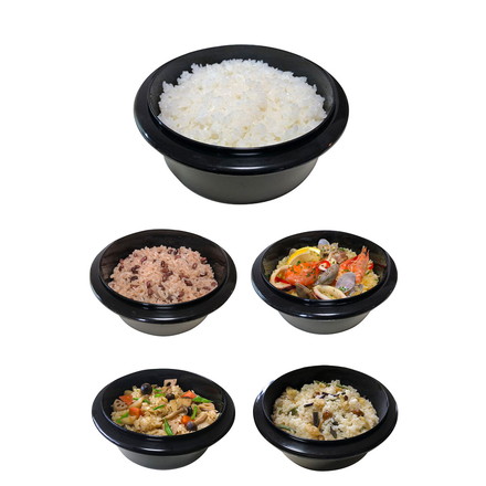 圧力弁でおいしく炊ける 電子レンジ用炊飯器 0.5合~2合炊き 電子レンジでチンするだけ! すのこ 蒸し器