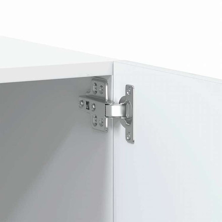 vidaXL TVキャビネット ホワイト 100x35x40 cm エンジニアリングウッド家具