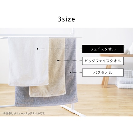 アイリスオーヤマ ガーゼ＋パイル フェイスタオル 4枚セット FT-G4 ホワイト