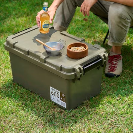 アイリスオーヤマ TRAILBOX 600 TRB-600 カーキ
