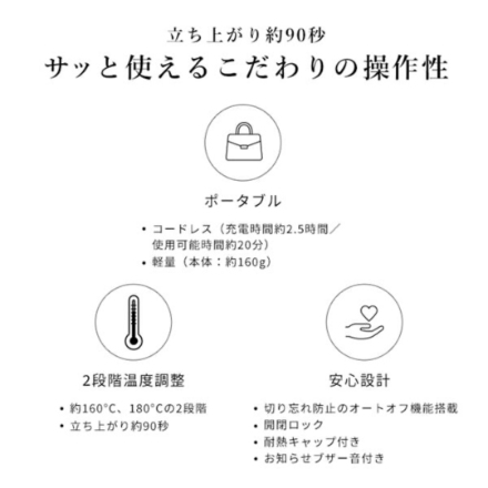 ヘアアイロン MTG ReFa BEAUTECH FINGER IRON ST RE-AS-03A [ブラック]