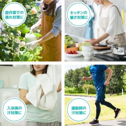 サンコー 腰掛け扇風機 腰ベルトファンダブル TKWESTSWH [ホワイト]