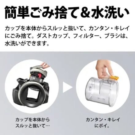 シャープ キャニスター掃除機 サイクロン式パワーブラシ EC-U100-N ゴールド系
