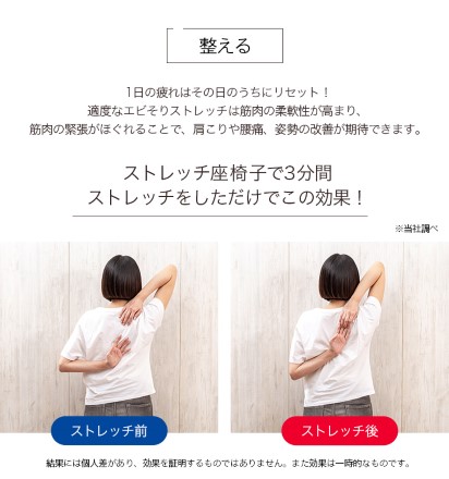 整体師さんが推奨する健康ストレッチ座椅子 ブラウン