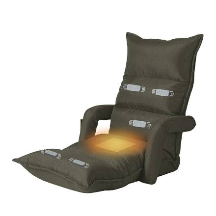 エイミー スイッチチェア マッサージチェア 肘付き リクライニング AIM-133 ブラウン