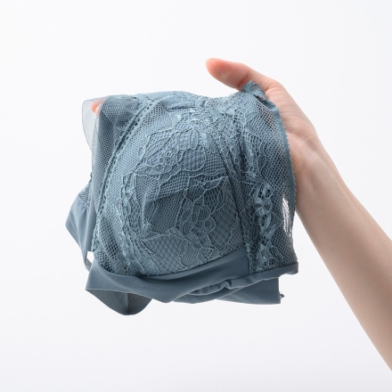 ノンワイヤーでらくらくレースブラ 3色組 ワイヤレスブラ Mサイズ