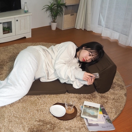 ごろ寝クッション テレビ枕 テレビまくら ごろ寝枕 スマホ 読書 クッション フロアクッション 座椅子