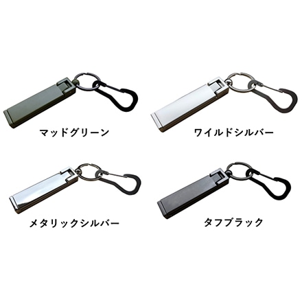 無限フック バッグハンガー スマホスタンド 3way キーホルダー 掛ける 吊るす 立てる メタリックシルバー